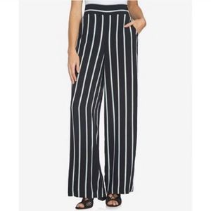 High rise wide-leg pants